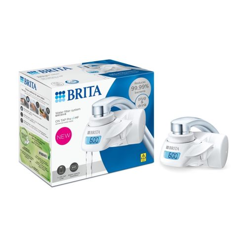 BRITA On Tap Pro V-MF Csapvízszűrő Rendszer LCD Kijelzővel, Fehér