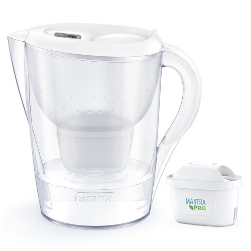 Brita Marella XL 3, 5L Maxtra Pro vízszűrő kancsó Fehér +  Maxtra Pro szűrő patron