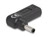 Delock 60007 Laptop töltőkábel adapter USB Type-C™ anya - Dell 4,5 x 3,0 mm apa 90° fokban hajlított
