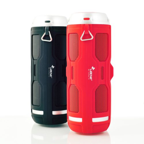 LEICKE EP18105 DJ Roxxx Active kültéri Bluetooth hangszóró – IPX4 vízálló, Bluetooth 4.0, MP3/Radio/AUX, NFC, 6–8 ó játékidő