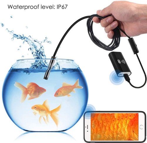 LEICKE WiFi endoszkóp kamera – vezeték nélküli kapcsolat, Android és laptop kompatibilitás, rugalmas kamera kábel