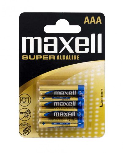 MAXELL Alkálielem Super LR-3 AAA 4db-os