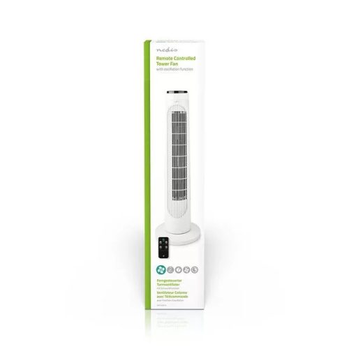 Nedis FNTR13CWT40 oszlop toronyventilátor, 50W, 3 fokozat, időkapcsoló, távirányító