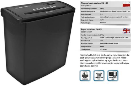 ESPERANZA EN101 PAPER SHREDDER BLADE