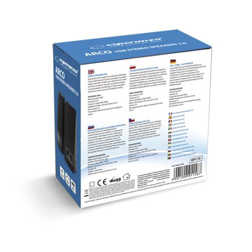 Esperanza EP119 Arco Aktív Hangfal, Fekete