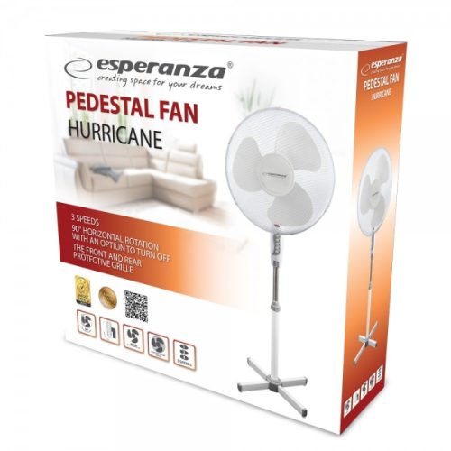 Esperanza EHF001WW Hurricane Álló Ventilátor - Fehér