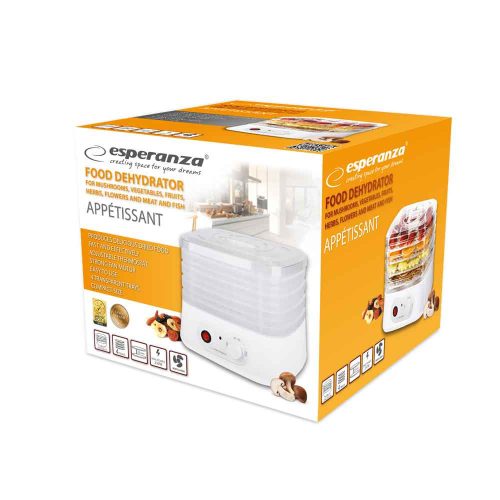 Esperanza EKD004 Appétissant Aszalógép, Fehér