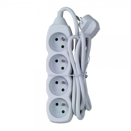 Esperanza ELK205W Hálózati elosztó 5 aljzatos 1.5m - Fehér