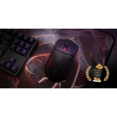 Genesis Zircon 500 vezeték nélküli tölthető egér fehér, max. 10 000 DPI, Bluetooth + 2,4 GHz USB vevő