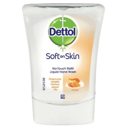 Dettol folyékony szappan utántöltő érintés nélküli kézmosó készülékhez – Mézzel, 250 ml