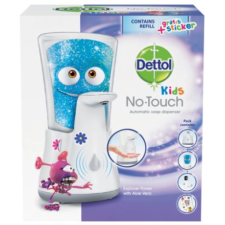 Dettol Kids Kalandor (Automatic Soap Dispenser) 250 ml érintés nélküli szappanadagoló gyerekeknek