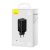 Baseus GaN5 Pro Gyorstöltő, 2xUSB-C, 1xUSB-A, 65W, EU, (USB-C kábel 5A, 1m), Fekete