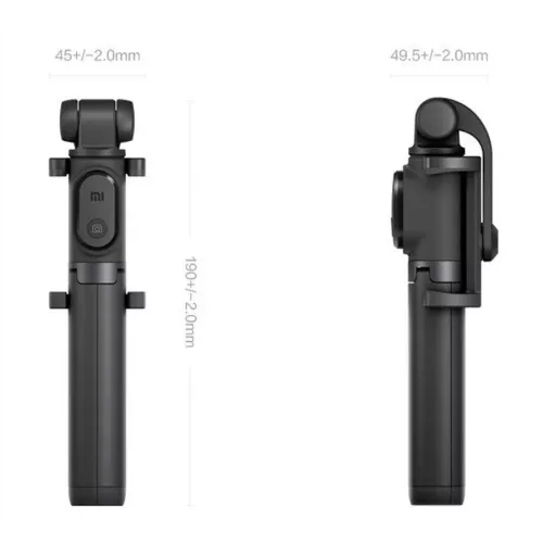 Xiaomi Mi Selfie Stick Tripod Bluetooth szelfibot és állvány, fekete