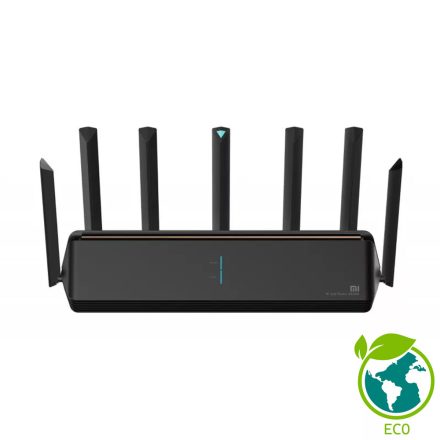XIAOMI Mi AIoT Router AX3600 2.4 GHz és 5GHz, WiFi 6 fekete router