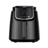 Midea MF-CN35C Air Fryer, Érintőgombos Forrólevegős Sütő, 3.5L, Fekete