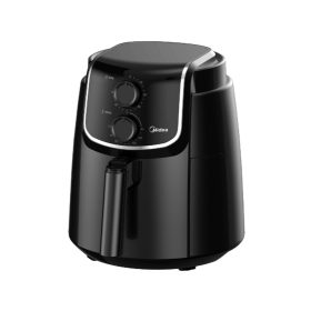   Midea MF-TN35D Air Fryer, Tekerőgombos Forrólevegős Sütő, 1500 W, 3.5L, Fekete