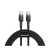 Baseus Caful USB-C Kábel, 1m, Quick Charge 3.0 3A 60W, Fekete