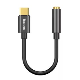 Baseus CATL54-01 L54 USB Type-C - 3.5mm Jack adapter, fekete
