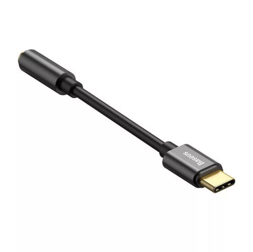Baseus CATL54-01 L54 USB Type-C - 3.5mm Jack adapter, fekete