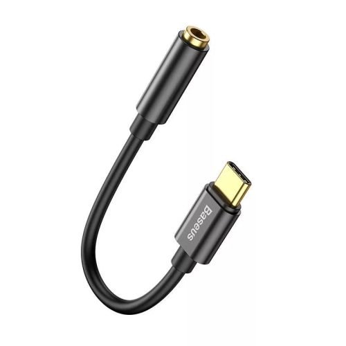 Baseus CATL54-01 L54 USB Type-C - 3.5mm Jack adapter, fekete