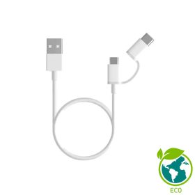   Xiaomi Mi 2-in-1 USB kábel (USB to Micro USB & USB Type-C, 30cm)