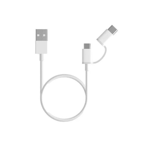 Xiaomi Mi 2-in-1 USB kábel (USB to Micro USB & USB Type-C, 30cm)