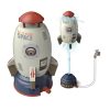 Water Rocket Vízi Rakéta Gyermekeknek, Nyári Oktató Jellegű Kültéri Játék, Maximum 1.8 Méterig Repül Fel, Fehér