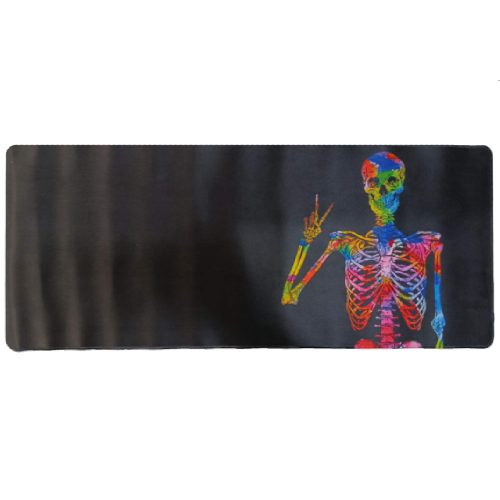 Nyomtatott Csúszásgátló Egérpad 90 cm*40 cm, Szivárvány Csontváz