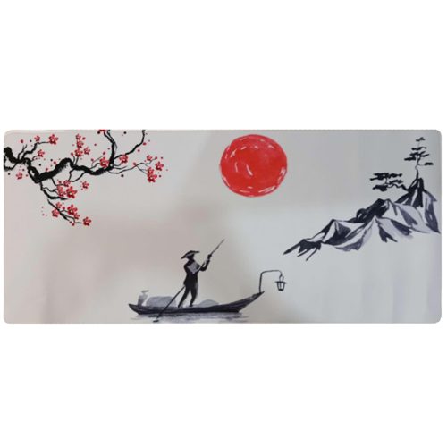 Nyomtatott Csúszásgátló Egérpad 90 cm*40 cm, Cseresznyefa és Gondola