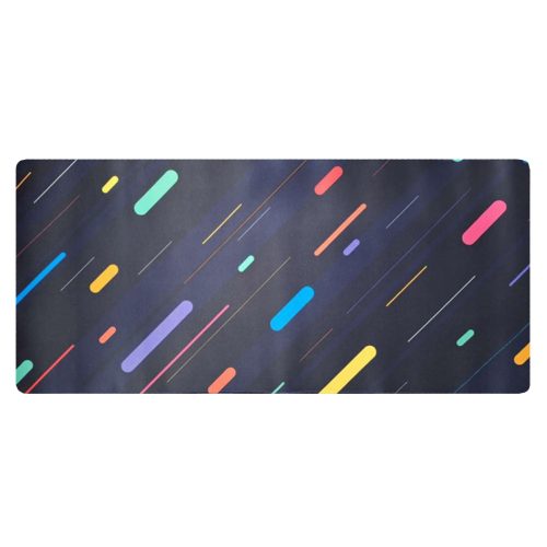 Nyomtatott Csúszásgátló Egérpad 90 cm*40 cm, Színes Csíkok