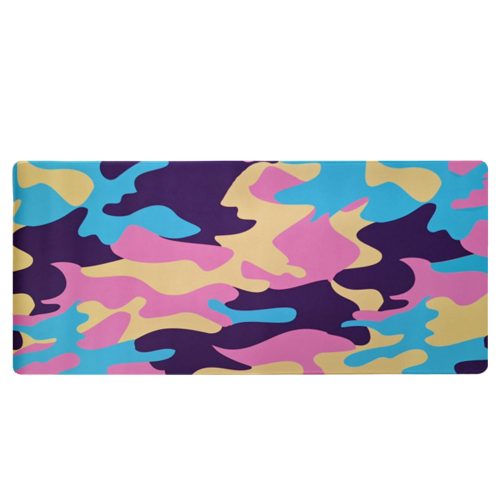 Nyomtatott Csúszásgátló Egérpad 90 cm*40 cm, Színes Terepminta
