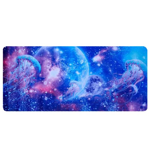 Nyomtatott Csúszásgátló Egérpad 90 cm*40 cm, Medúzák a Világűrben