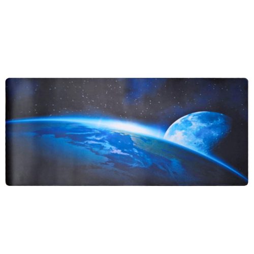 Nyomtatott Csúszásgátló Egérpad 90 cm*40 cm, Föld és Hold