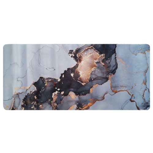 Nyomtatott Csúszásgátló Egérpad 90 cm*40 cm, Szürke és Arany Márvány