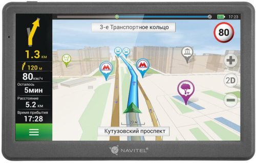 Navitel E700 GPS Navigáció, 7" kijelző, fekete (NAVITELE700) (NAVITELE700)