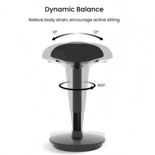 Flexispot BH4B Állítható magasságú egyensúlyozó szék, Fekete