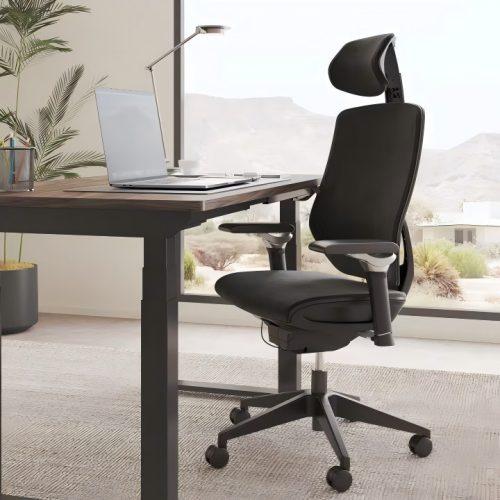 FlexiSpot BS12 Pro ergonomikus irodai szék, szürke– Lélegző szövet kárpit, hosszú üléshez tervezve