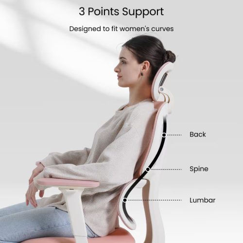 FlexiSpot BS5 ergonomikus irodai szék, zöld– hálós háttámla, állítható karfák és modern megjelenés