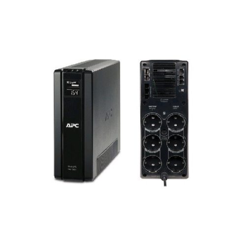 APC szünetmentes, gaming, Back-UPS BR1500G-GR, (3+3 SCHUKO) 1500VA (865 W) LCD 230V LINE-INTERAKTÍV, torony - USB