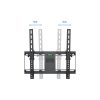 MULTIBRACKETS Fali konzol, M Universal Tilt Wallmount Black Medium (32-65", max.VESA: 400x400 mm, 75 kg)