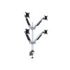 MULTIBRACKETS 4 karos asztali konzol, M VESA Gas Lift Arm Quad Silver (15-32", max.VESA: 100x100 mm, 10 kg)