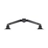 MULTIBRACKETS 2 karos asztali konzol, M VESA Gas Lift Arm Dual Black (15-32", max.VESA: 100x100 mm, 10 kg)