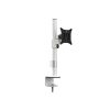 MULTIBRACKETS Asztali konzol, M VESA Deskmount Officeline Single White (for LCD display, 15-30", max.VESA: 100x100mm)