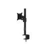 MULTIBRACKETS Asztali konzol, M VESA Deskmount Officeline Single Black (for LCD display, 15-30", max.VESA: 100x100 mm)