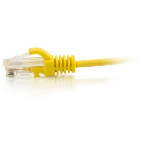 LEGRAND patch kábel RJ45-RJ45 Cat6A árnyékolt (S/FTP) LSZH (LSOH) 0,5 méter sárga d: 5,2mm AWG28 LCS3