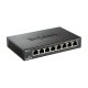 D-LINK Switch 8x1000Mbps Fémházas Asztali, DGS-108GL/E