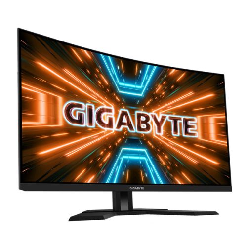 GIGABYTE Ívelt VA LED Monitor 31.5" M32QC 2560x1440, 2xHDMI/Displayport/4xUSB