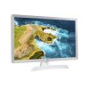 LG monitor/TV 23.6" 24TQ510S-WZ, 1366x768, 16:9, 250cd/m2, 2xHDMI/USB/WiFi/Bluetooth, hangszóró, fehér