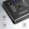 AXAGON ADSA-M2C USB-C 3.2 M. 2 fekete dual dokkoló állomás