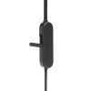 JBL Tune 125BT (Vezeték nélküli fülbe helyezhető fülhallgató), Fekete